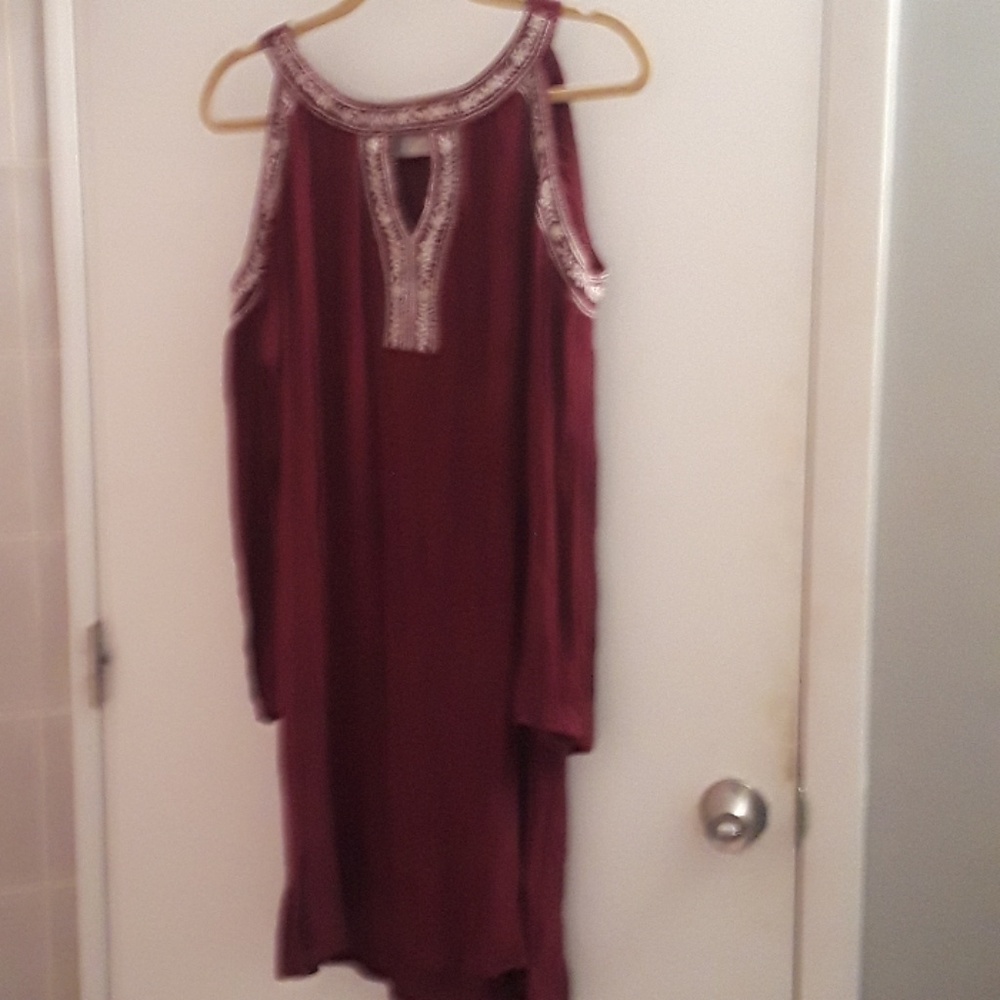 Time and tru cold shoulder dress